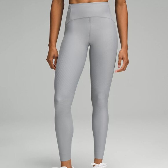 lululemon athletica DARK GREEN High-Rise Leggings Size S/Pockets Workout Yoga - Picture 1 of 6